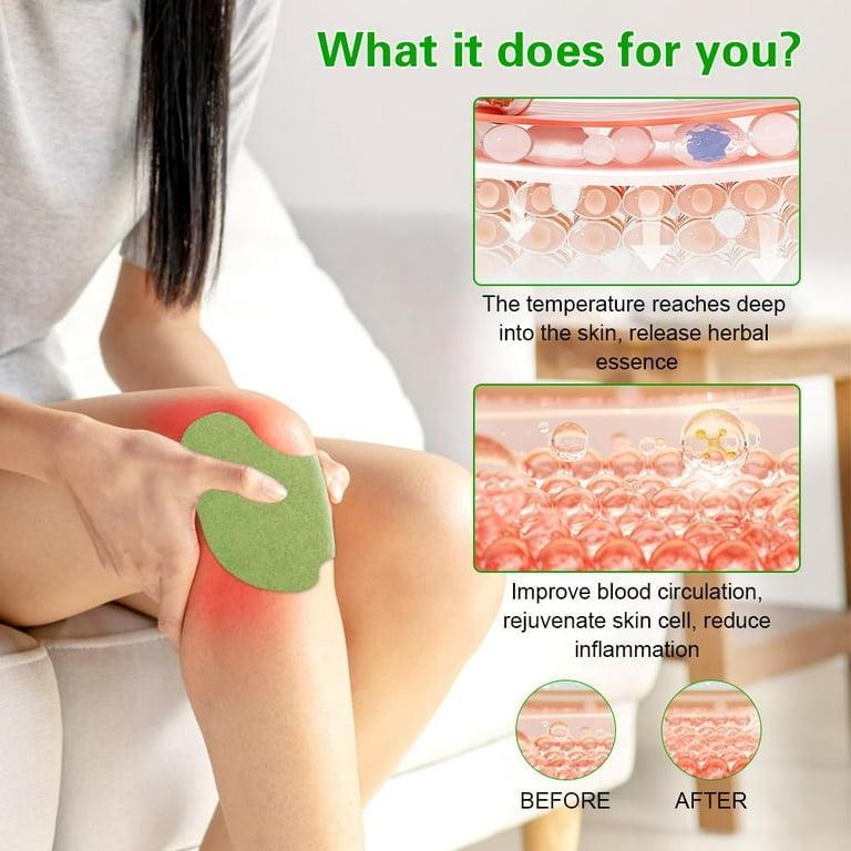 Herbal Knee Pain Relief Patch – Heat Therapy for Joint & Muscle Comfort, Natural Ingredients Pack Of 10 Pcs