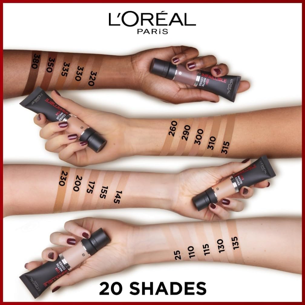 L’Oréal Paris - Infallible 32H Matte Cover Foundation SPF25,30ml