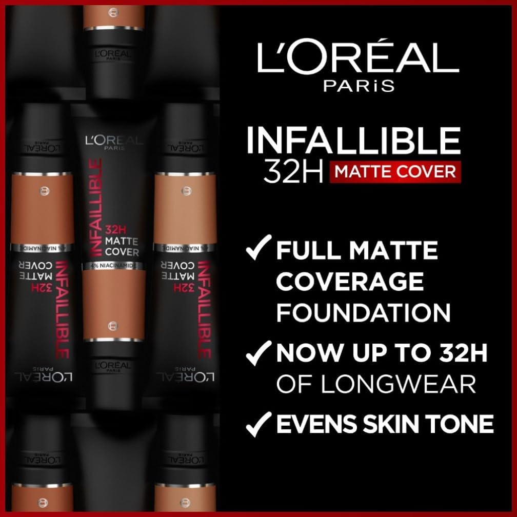 L’Oréal Paris - Infallible 32H Matte Cover Foundation SPF25,30ml