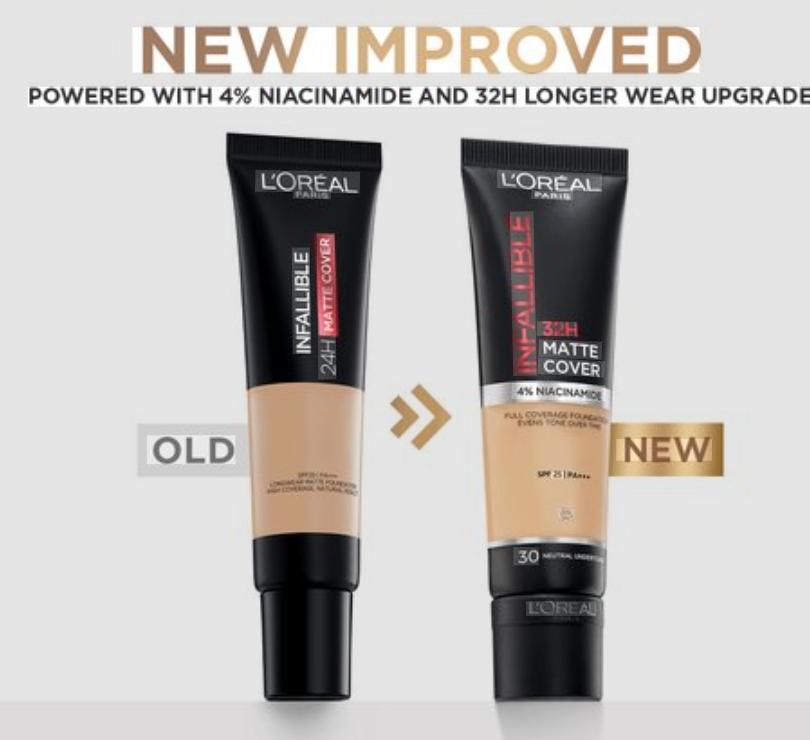 L’Oréal Paris - Infallible 32H Matte Cover Foundation SPF25,30ml