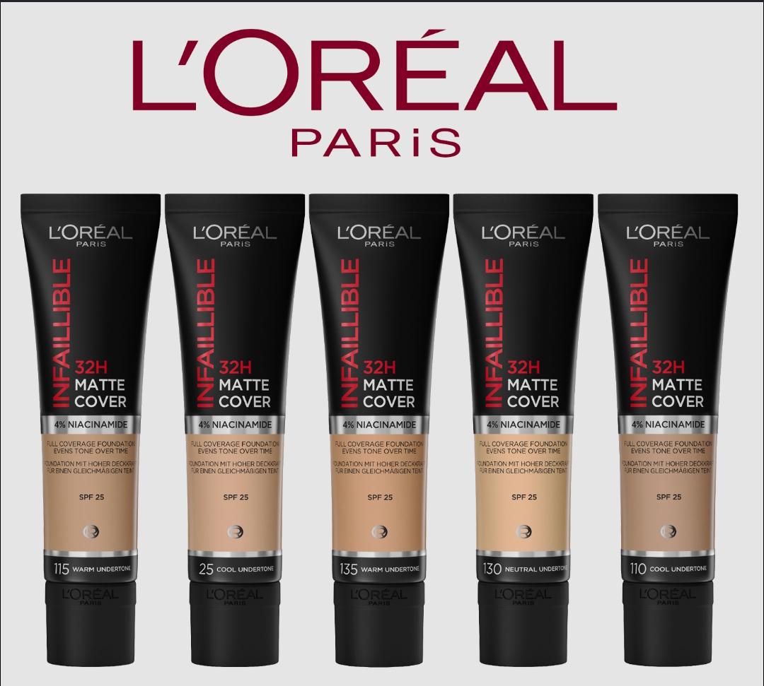 L’Oréal Paris - Infallible 32H Matte Cover Foundation SPF25,30ml